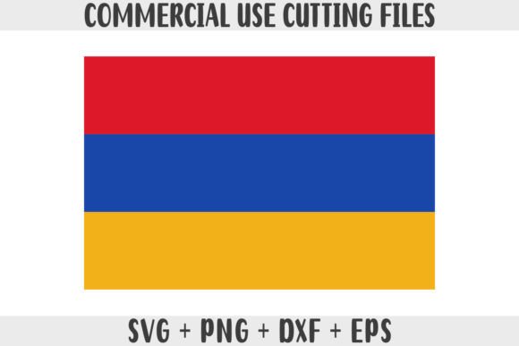 Armenia Flag SVG Original Colors Graphics