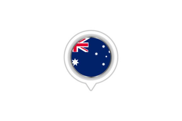 Australia Flag Emblem Vector Design
