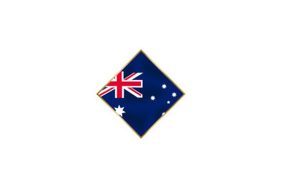 Australia Flag Icon Vector Isolated