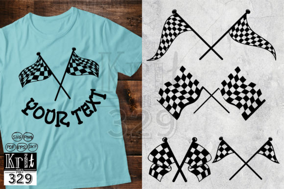 Checkered Racing Flag Graphics & Crafts