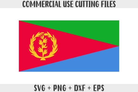 Eritrea Flag SVG Original Colors Graphics