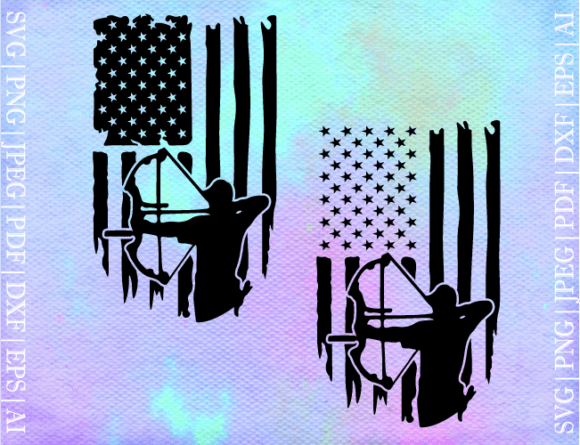 Flag Archery SVG: Graphics and Crafts for Creative Marketing