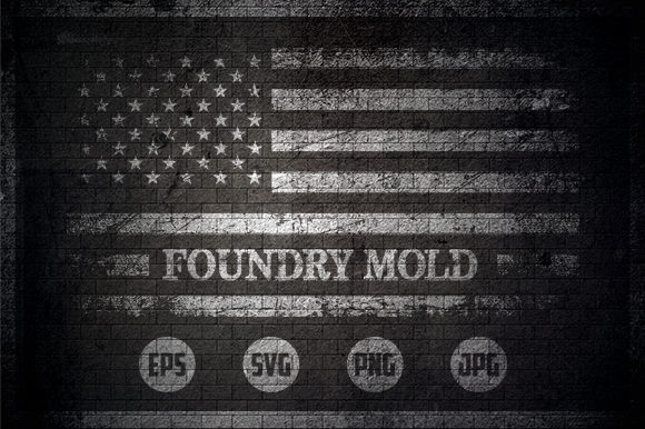 Foundry Mold - USA Flag Graphics and Crafts