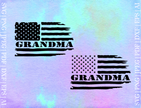 Grandma Flag SVG: Graphics and Crafts Fusion