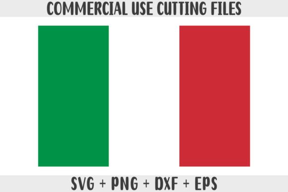 Italy Flag SVG Original Colors Graphics