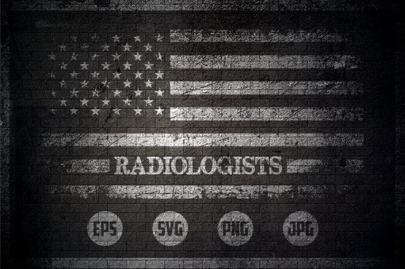 Radiologists - USA Flag Graphics and Crafts