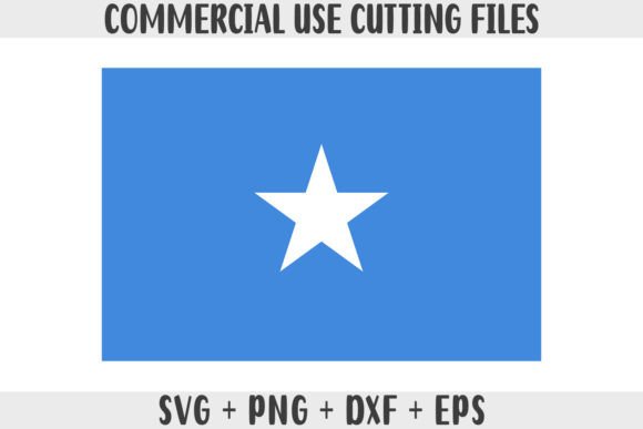 Somalia Flag SVG Original Colors Graphics and Crafts