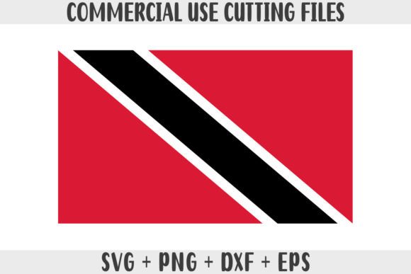 Trinidad and Tobago Flag SVG, PNG for Graphics and Crafts