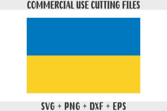 Ukraine Flag SVG Original Colors